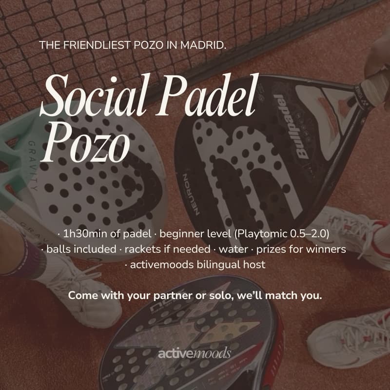Cover Image for Social Padel Pozo - MADRID (Bernabéu)