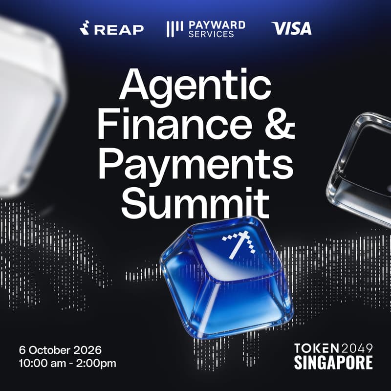 Cover Image for Agentic Finance & Payments Summit @ Token2049 - Reap x Payward x Visa