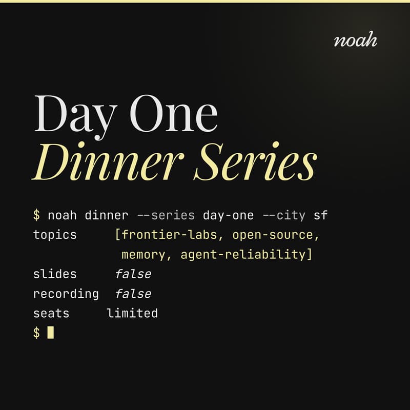 Cover Image for Day one: AI Founders & CTOs Dinner