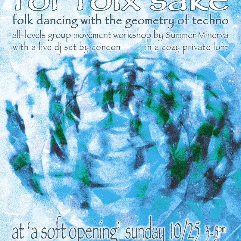 Cover Image for for folx sake (folk dance with the geometry of techno)