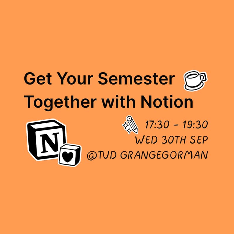 Cover Image for Get Your Semester Together with Notion