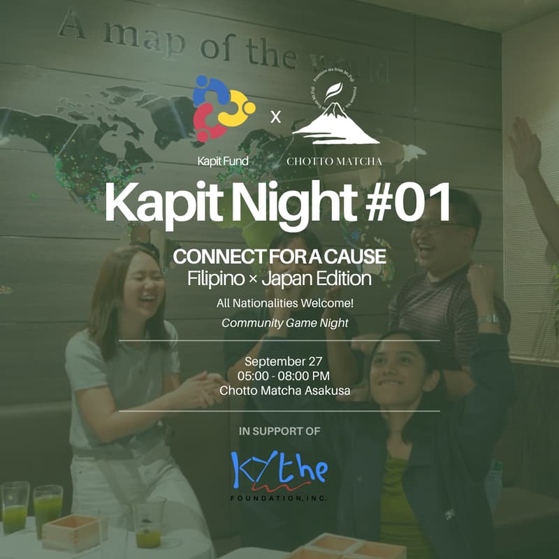 Cover Image for Kapit Night #01: Connect for a Cause (Filipino × Japan Edition)