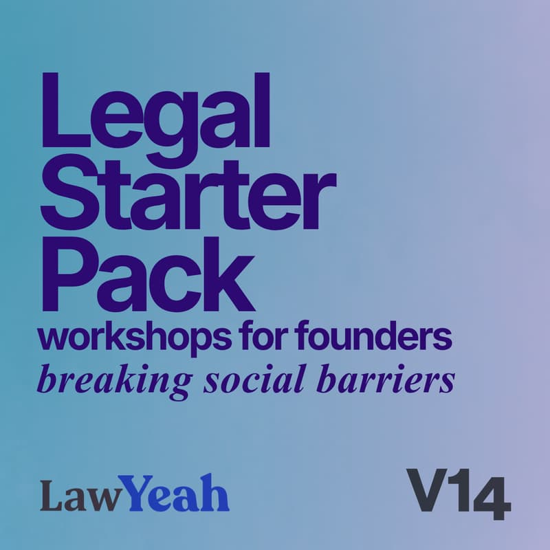 Cover Image for Legal Starter Pack Vol. 3