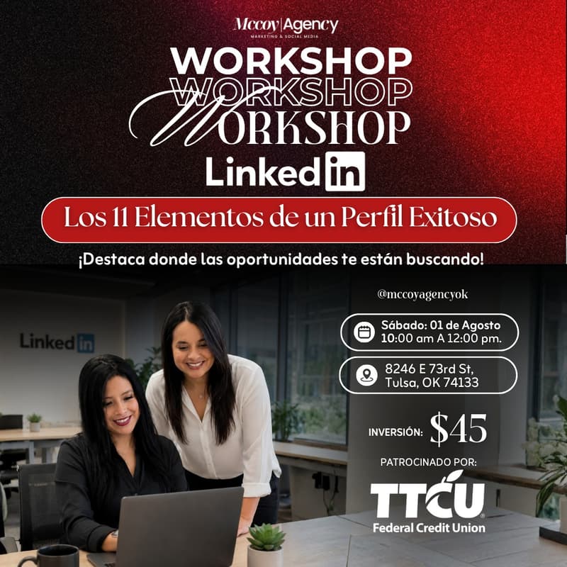 Cover Image for Taller de LinkedIn - Los 11 Elementos de un Perfil Exitoso