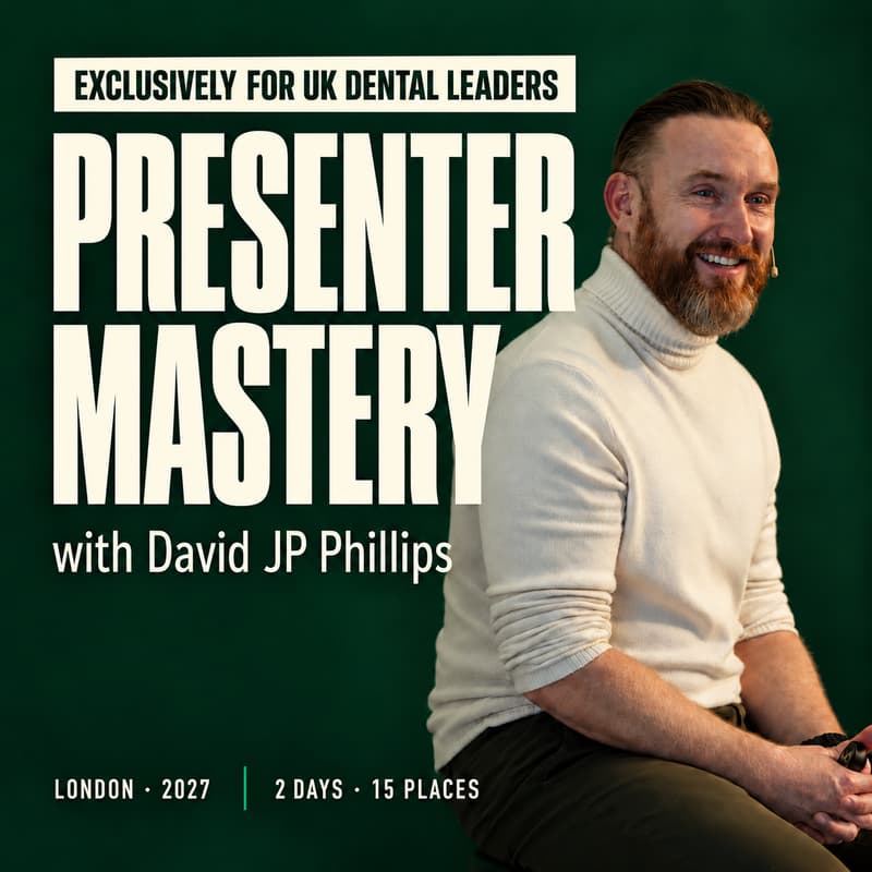 Cover Image for Presenter Mastery with David JP Phillips