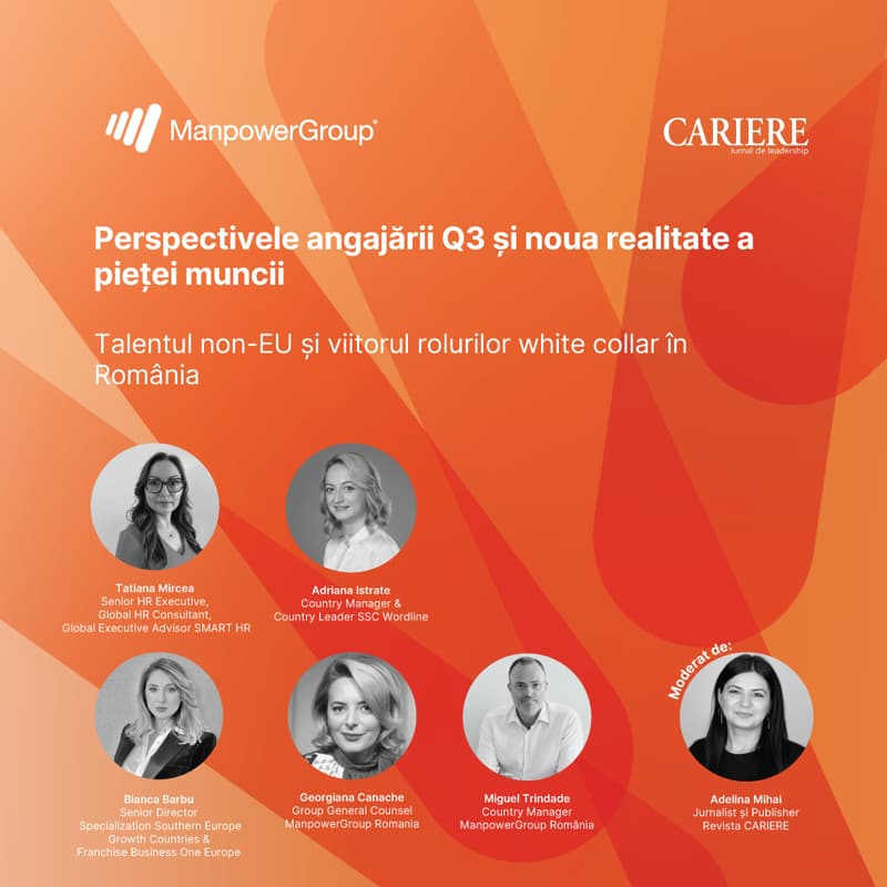 Cover Image for Perspectivele angajării Q3 și noua realitate a pieței muncii: Talentul non-EU și viitorul rolurilor white collar în România