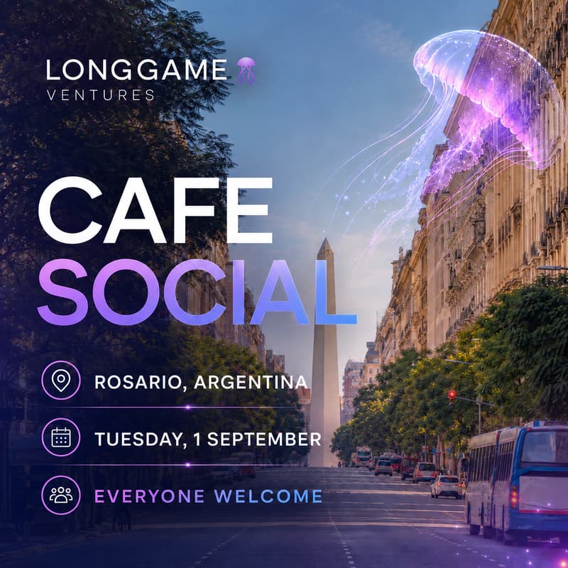 Cover Image for LongGame Ventures Cafe Social: Frontier Longevity — Rosario