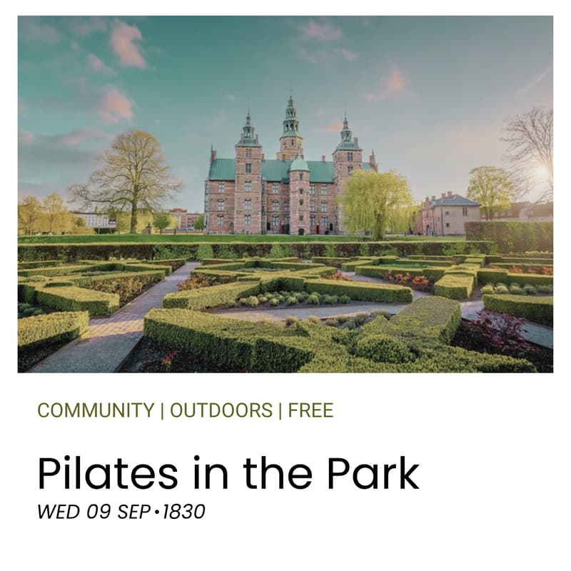 Cover Image for Pilates in the Park: Kongens Have