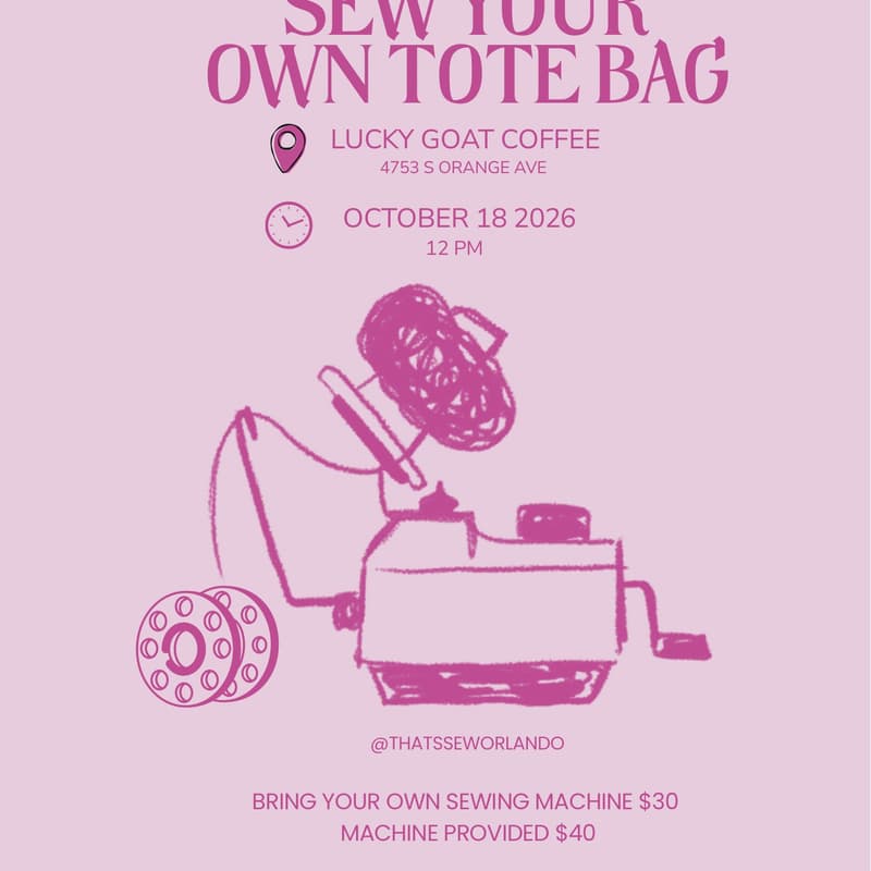 Cover Image for Sew Your Own Tote bag