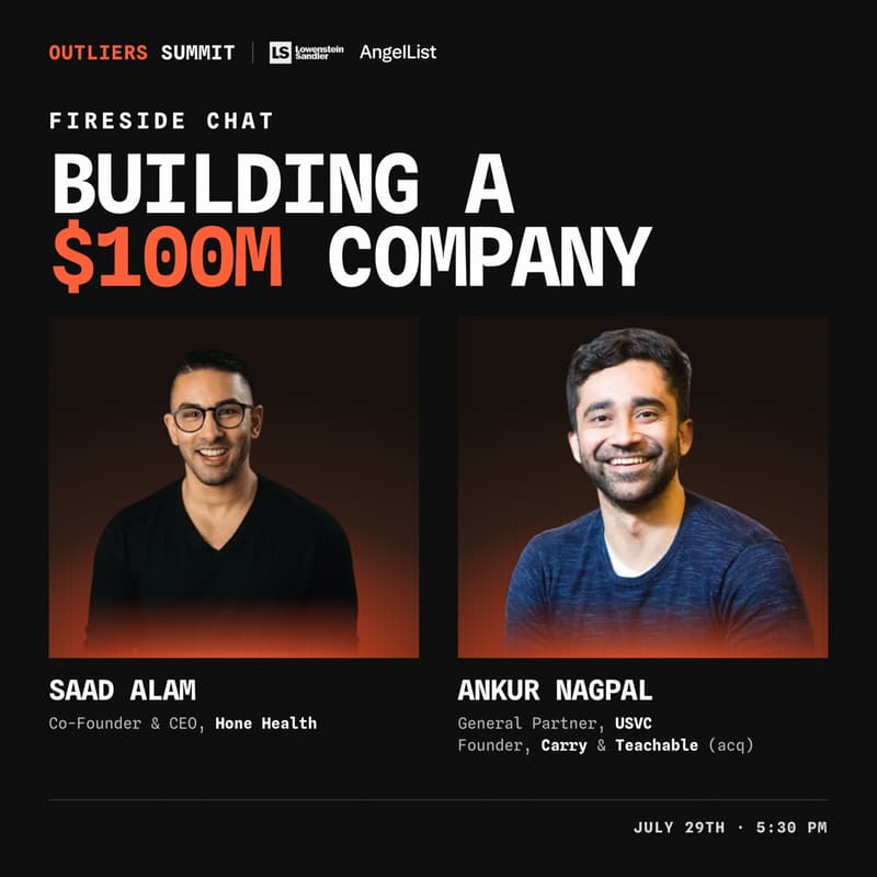 Cover Image for Building a $100M Company: An Evening with Saad Alam & Ankur Nagpal