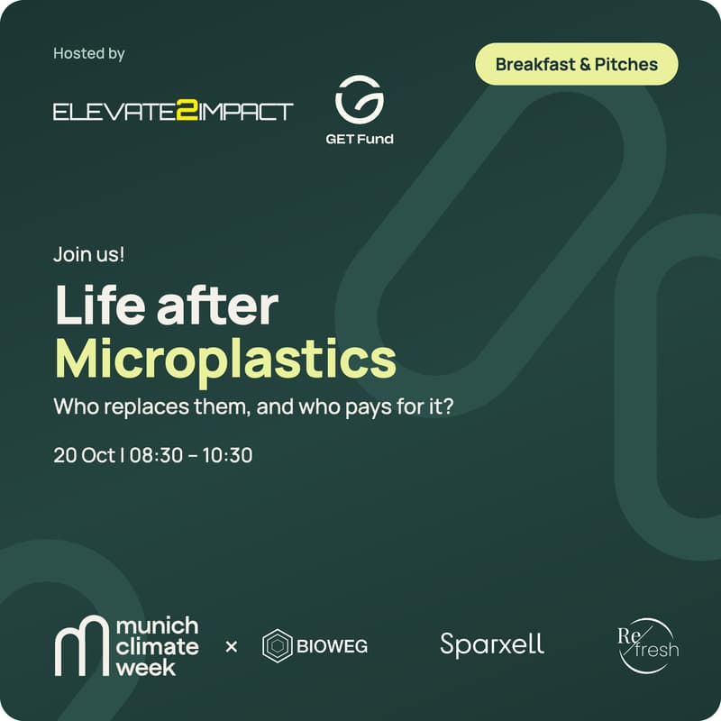 Cover Image for Life after Microplastics: Breakfast & Pitches