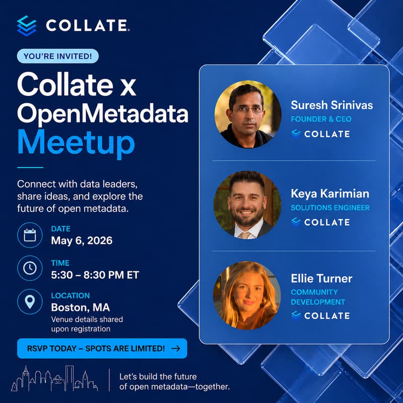 Cover Image for Collate + OpenMetadata Happy Hour in Boston