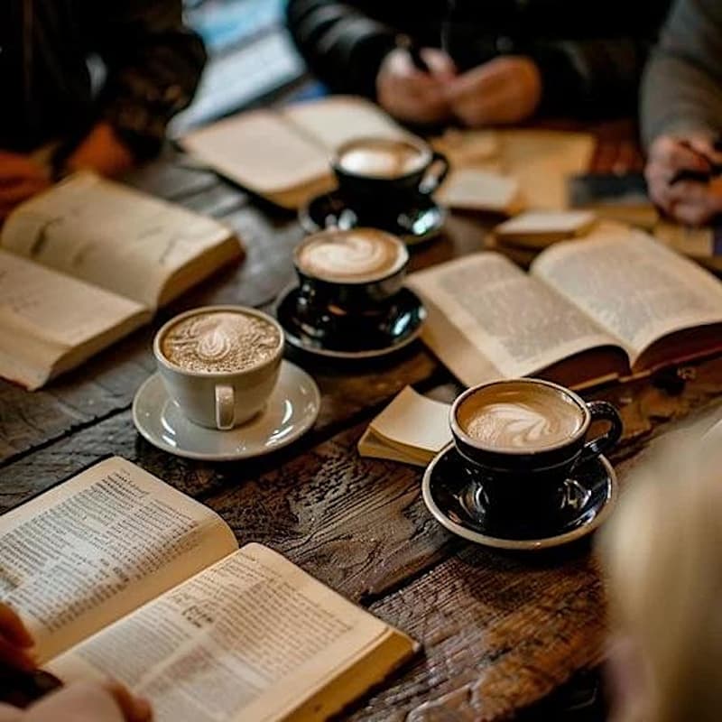 Cover Image for 📖Offline Women Read in Café