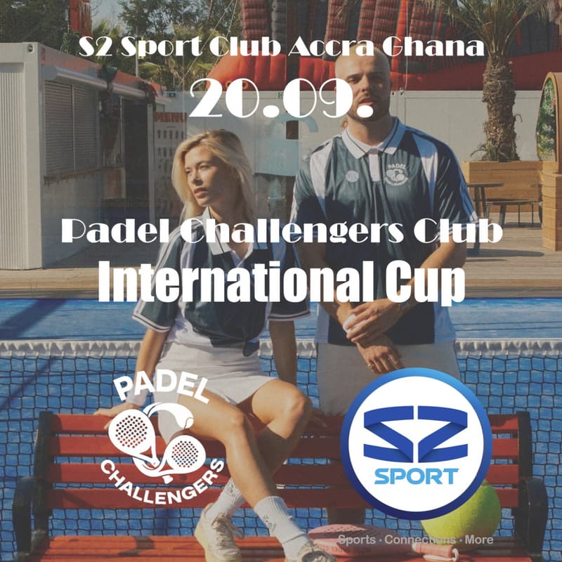 Cover Image for πΎπ PADEL CHALLENGERS ACCRA INTERNATIONAL Community Cup
