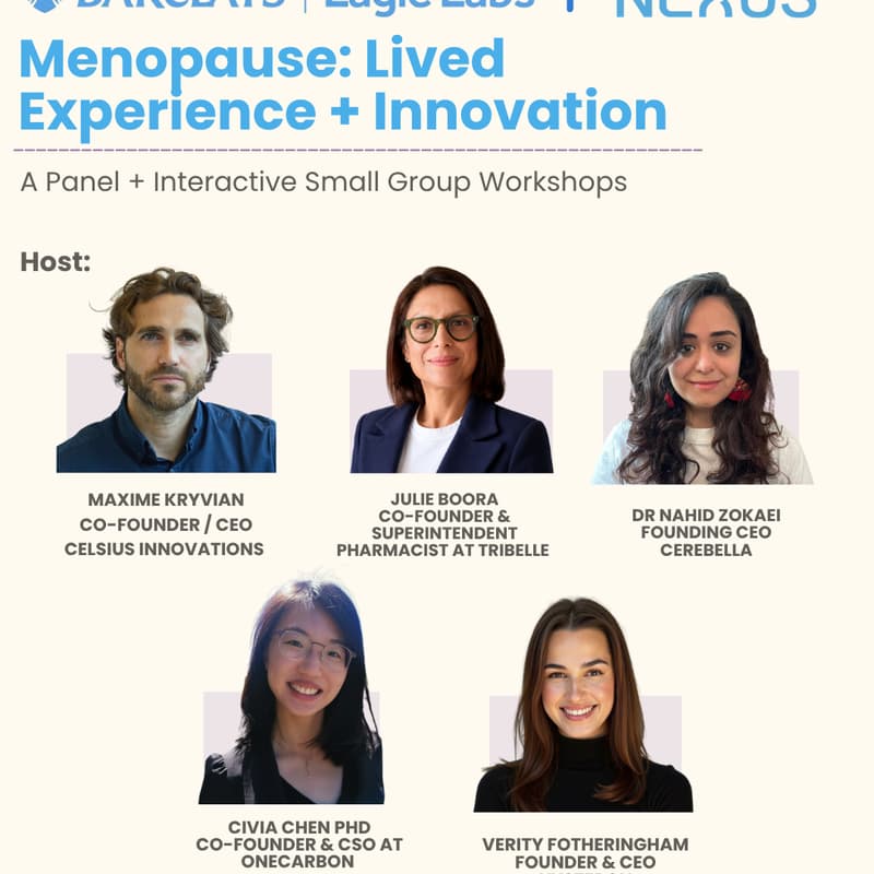 Cover Image for Menopause: Lived Experience + Research & Innovation