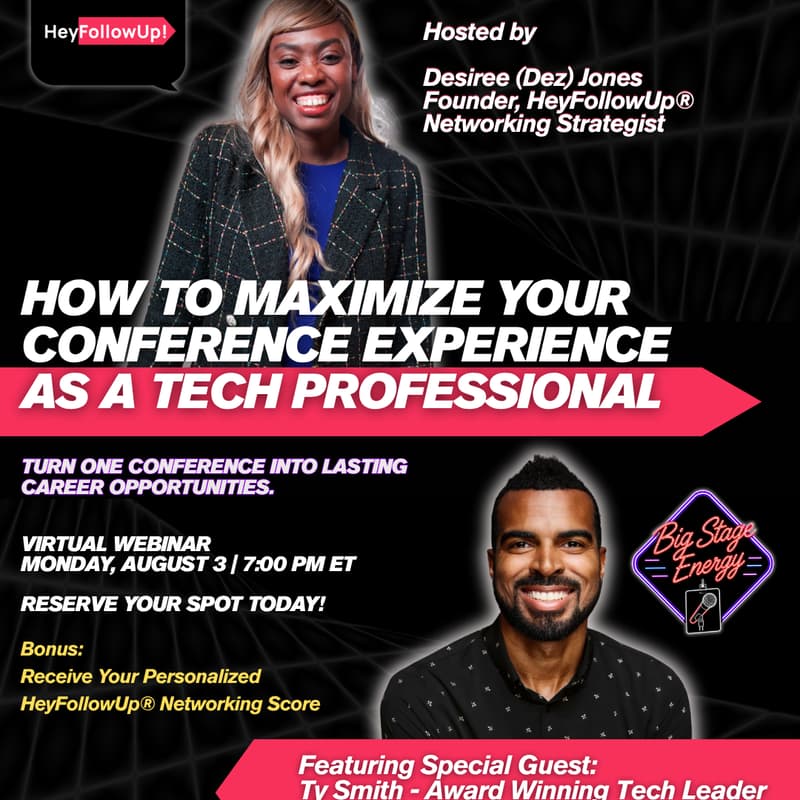Cover Image for How to Maximize Your Conference Experience as a Tech Professional