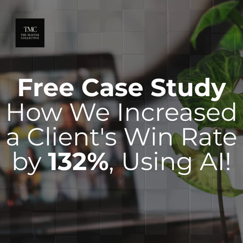 Cover Image for Free Case Study: How We Increased A Clients Win Rate by 132%, Using AI!