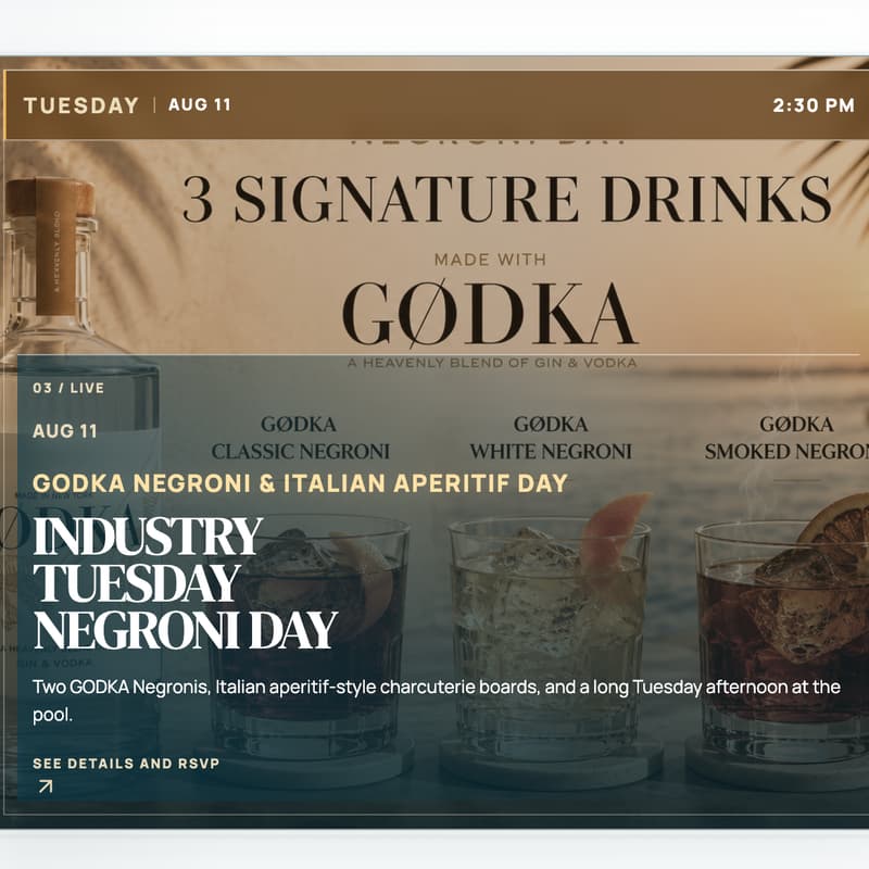Cover Image for INDUSTRY TUESDAY NEGRONI DAY