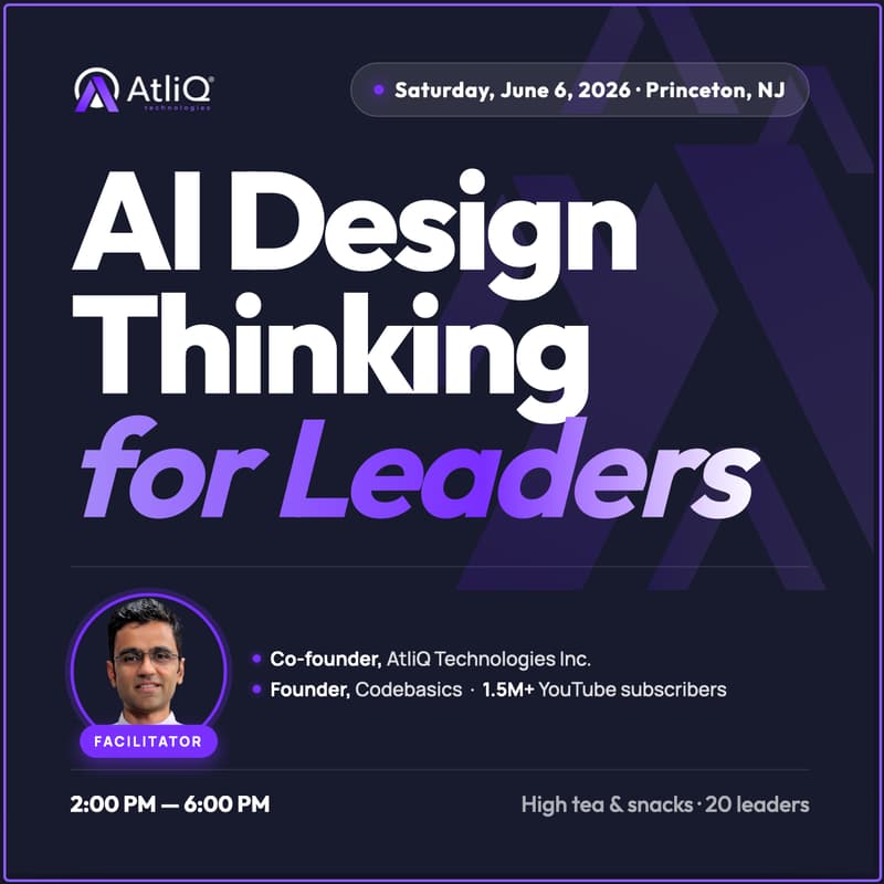 Cover Image for AI Design Thinking for Leaders - Princeton, NJ