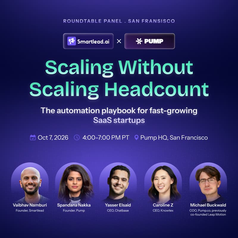 Cover Image for Smartlead x Pump: Scaling Without Scaling Headcount
