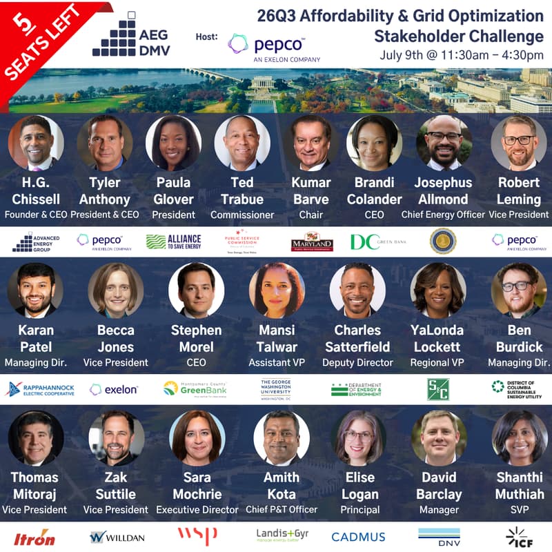 Cover Image for AEG DMV 26Q3 Stakeholder Challenge: Affordability & Grid Optimization