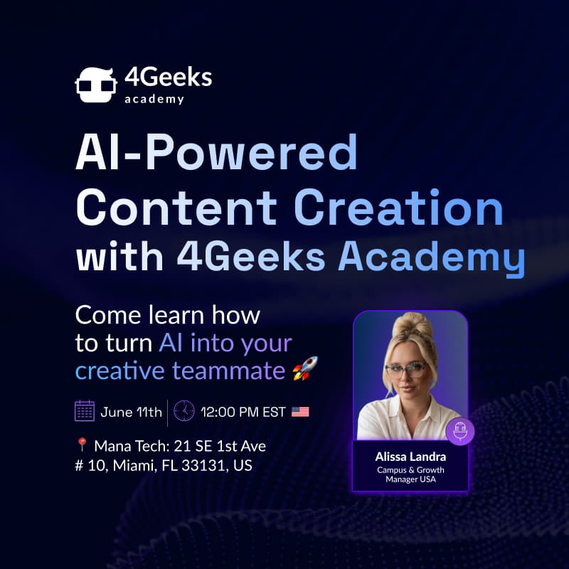Cover Image for AI-Powered Content Creation with 4Geeks Academy