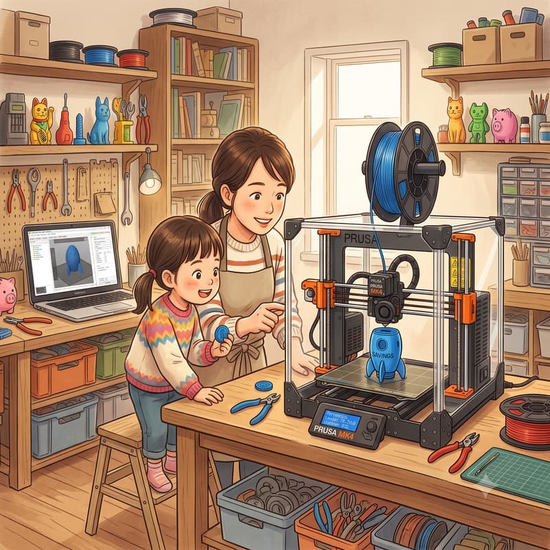 Cover Image for 親子でオリジナル貯金箱を作って、お小遣い制度をはじめよう!