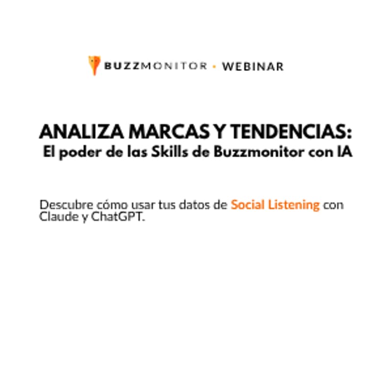 Cover Image for Analiza marcas y tendencias: El poder de las Skills de Buzzmonitor con IA