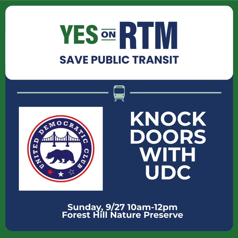 Cover Image for Canvassing with United Dem Club at Forest Hill in San Francisco
