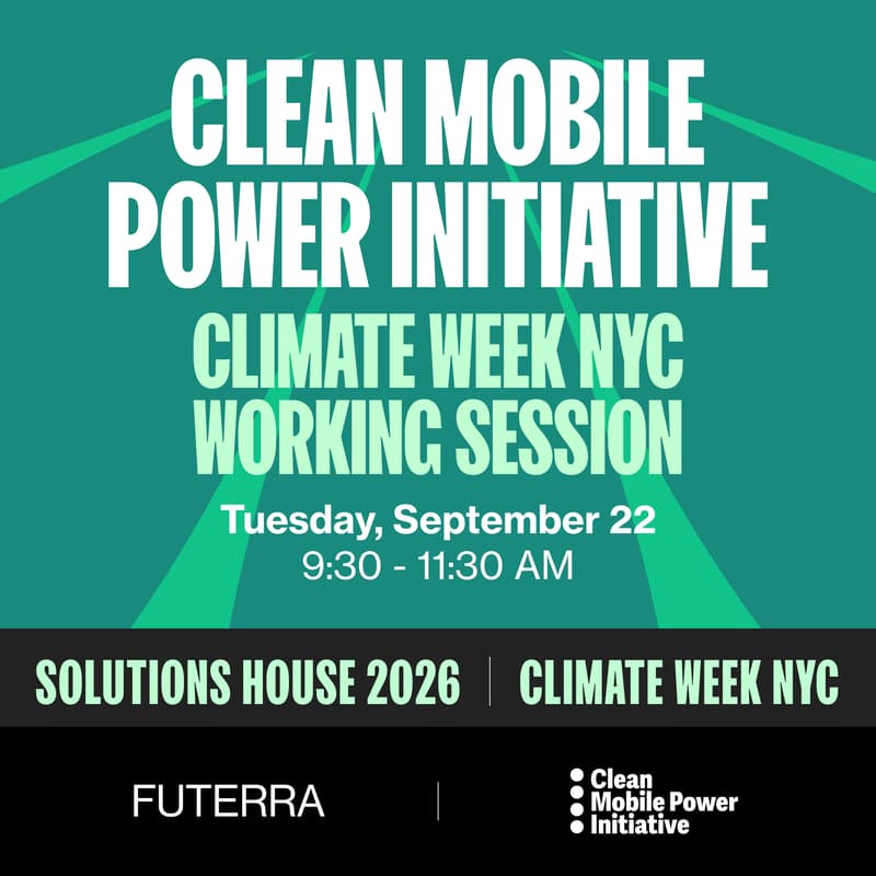 Cover Image for Clean Mobile Power Initiative | Climate Week NYC Working Session