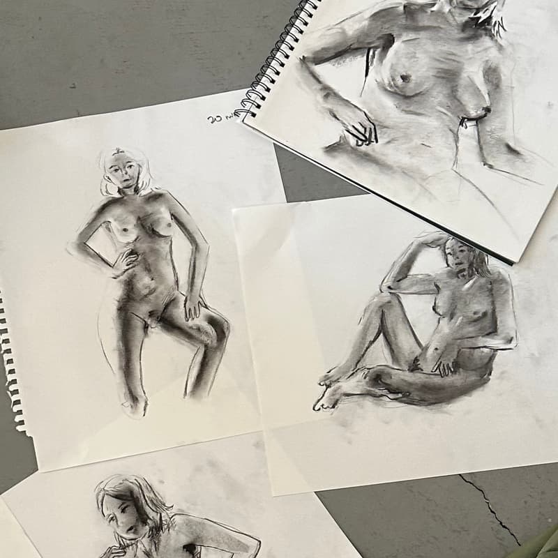 Cover Image for Live Model Drawing