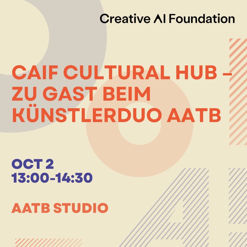Cover Image for CAIF Cultural Hub – Zu Gast beim Künstlerduo AATB