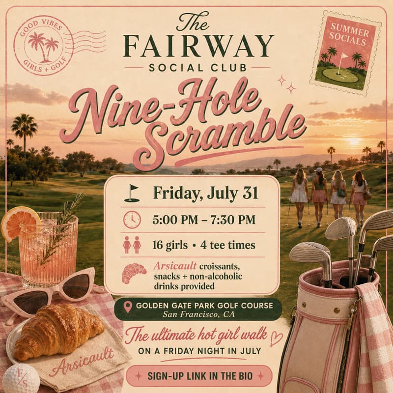 Cover Image for Friday Night Nine-Hole Scramble: The Ultimate Hot Girl Walk