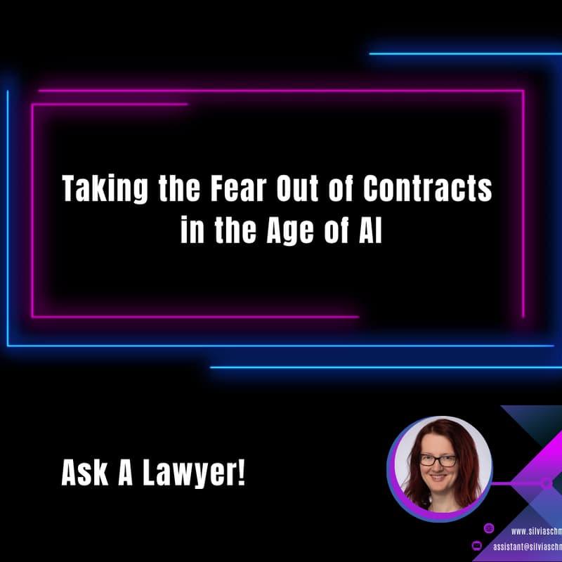 Cover Image for Taking the Fear Out of Contracts in the Age of AI — Demystifying Legalese & Navigating Modern Tools