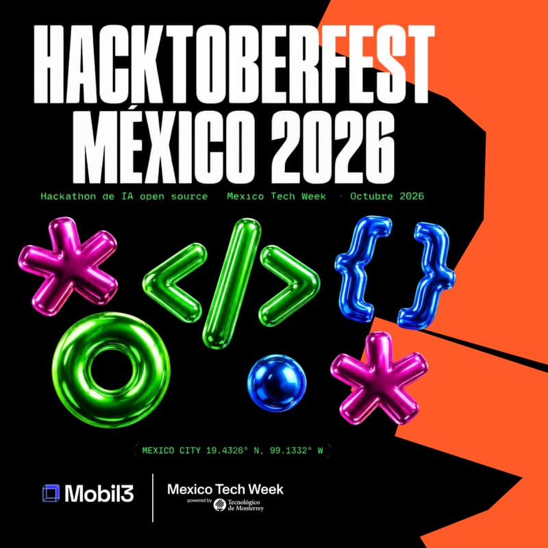 Cover Image for Hacktoberfest @ México Tech Week