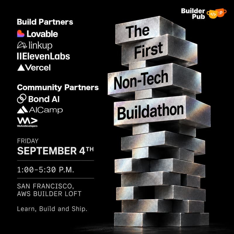 Cover Image for The First Non-Tech Buildathon