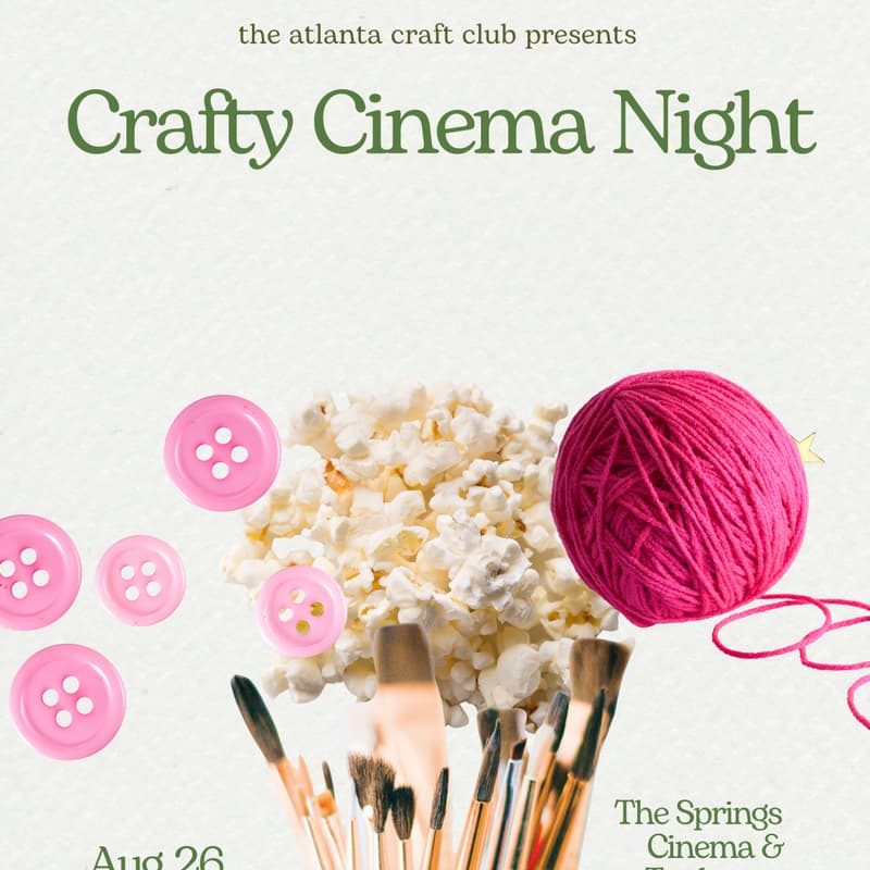 Cover Image for Crafty Cinema Night