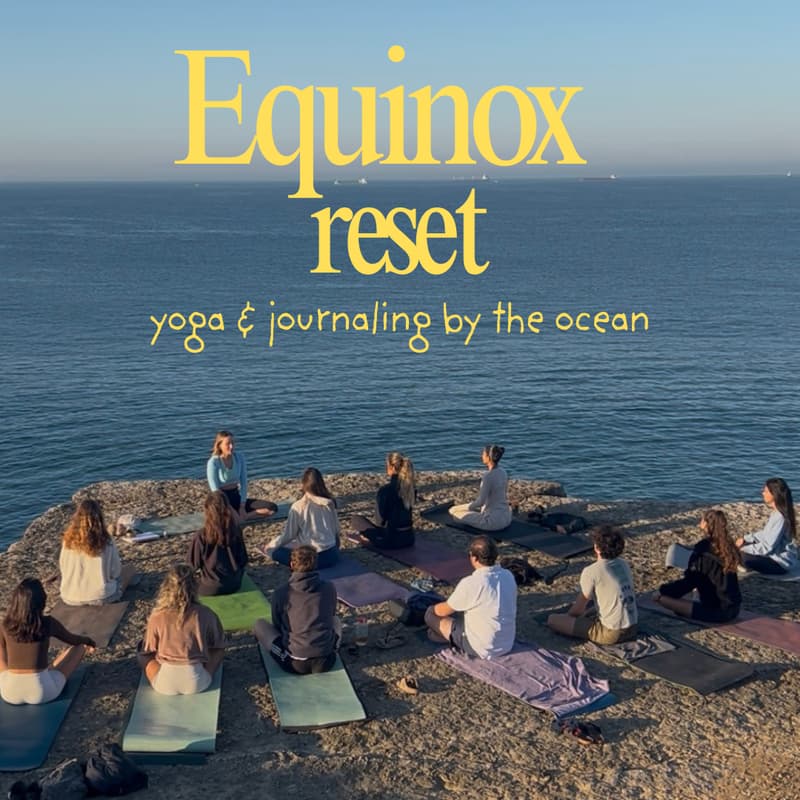 Cover Image for Equinox reset: yoga & journaling by the ocean