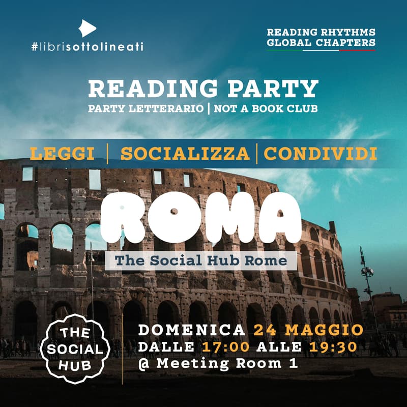 Cover Image for Reading Party Roma: domenica 24 maggio