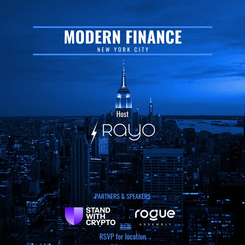 Cover Image for Modern Finance: Builders for Clarity | Crypto Day of Action