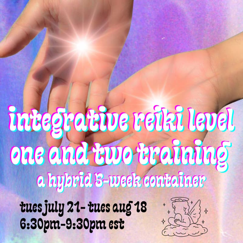 Cover Image for integrative reiki level one and two training: a hybrid 5-week container
