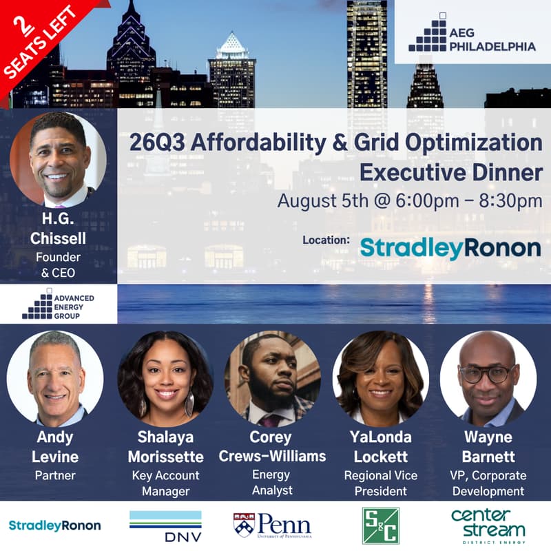 Cover Image for 26Q3 Philadelphia Executive Dinner: Affordability & Grid Optimization