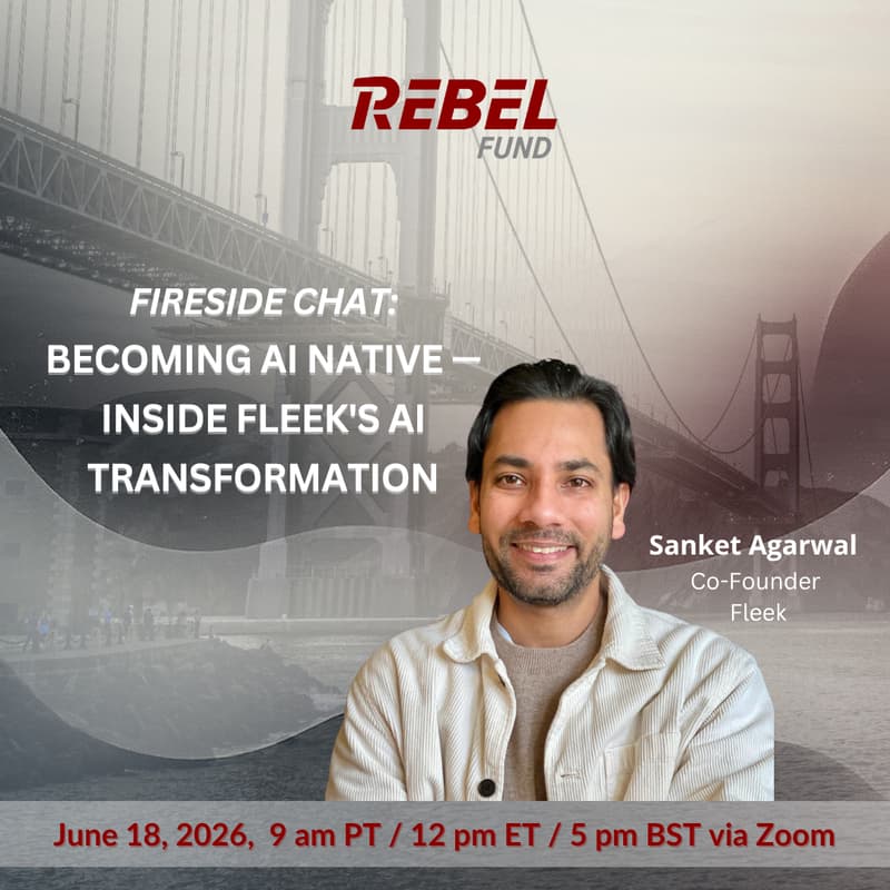 Cover Image for Rebel Fireside Chat: Becoming AI Native — Inside Fleek's AI Transformation