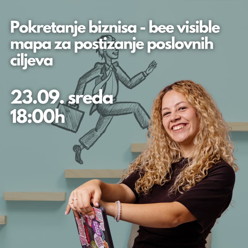 Cover Image for Pokretanje biznisa - Bee visible mapa za postizanje poslovnih ciljeva