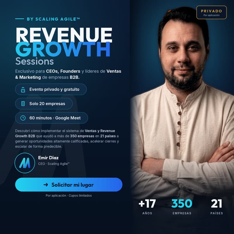 Foto de portada de ➫ Cómo instalar un sistema de Ventas y Growth B2B que escala tu revenue de forma predecible