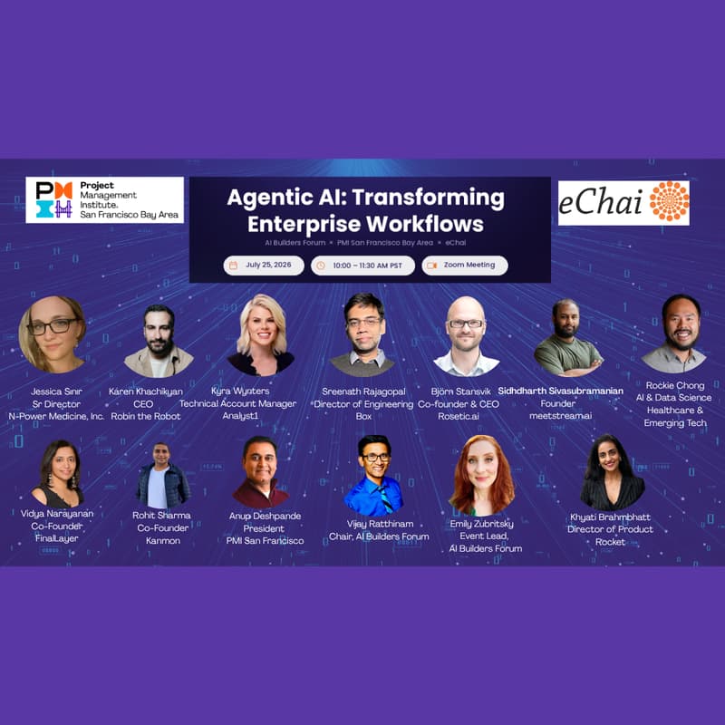 Cover Image for AI Builders Forum : Agentic AI - Tranforming Enterprise Workflows
