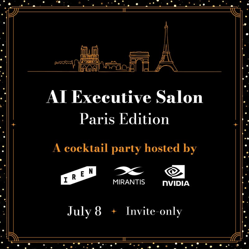 Cover Image for AI Executive Salon: Paris Edition by Mirantis & IREN & NVIDIA