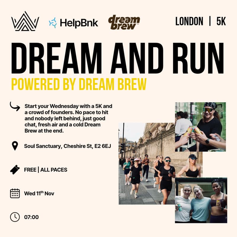 Cover Image for Dream and Run London | Powered by Dream Brew