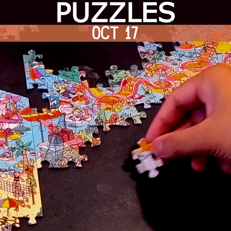 Cover Image for Puzzles! Oct 17, 2026