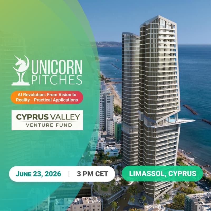 Cover Image for Unicorn Pitches Limassol, Cyprus | AI Revolution: From Vision to Reality